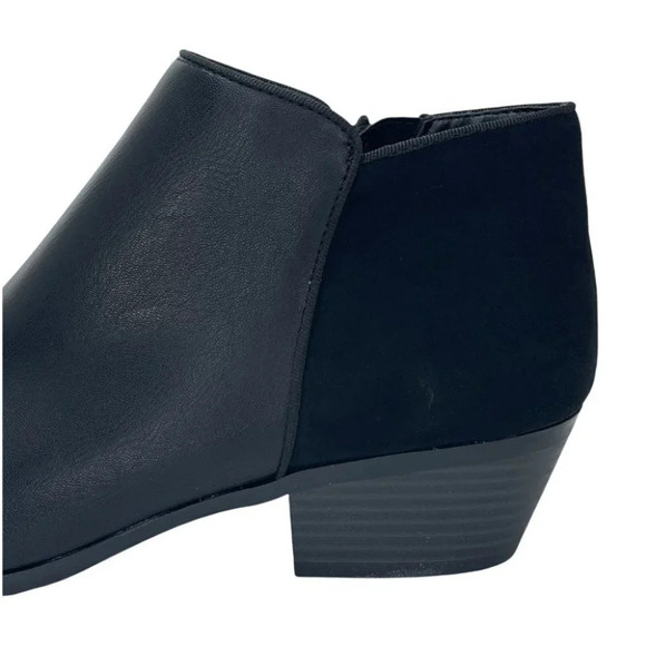Style & Co Wiley Black Faux Leather Womens Booties Size 6M - Picture 8 of 13